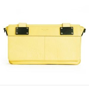 Rag and Bone Pilot Canary Crossbody clutch yellow